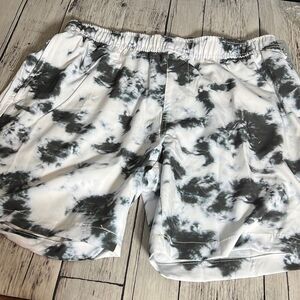 Body Glove Men's Elastic Waist Black & White Tie-Dye Swim Shorts Size M/32 NWT